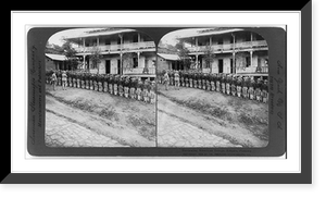 Reviewing American troops, Empire, Panama, Antique Wall Art
