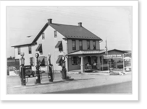 Vintage Photo Print - William Penn Highway between Annville and Palmyra
