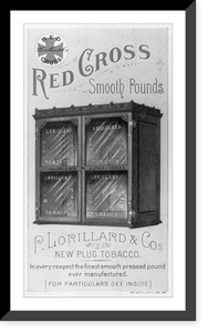 Red Cross Smooth Pounds - P. Lorillard & Co.'s new plug tobacco, Historic Print