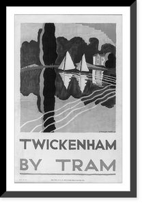 Vintage Americana Print - Twickenham by tram.E. McKnight Kauffer '24