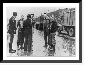 Coal haulers ask protection, Antique Wall Art