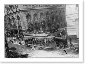 Historic Street Photo - Cincinnati - Strikes - Street Cars, 1913