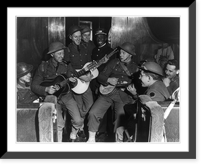 Transporting US Army troops in Pullman cars - 5, Antique Wall Art