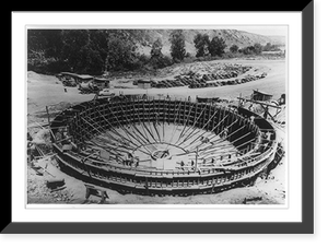 Construction of a housing project, Linda Vista, San Diego, Calif, Historic Reproduction