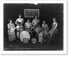 Vintage Americana Print - Barry's Novelty Girls, Youngstown, Ohio