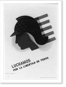 Antique Photo Print - Luchamos por la libertad de todos