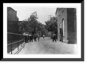 Noon-hour at Riverside Cotton Mill, Danville, Va. June 2, 1911. All work. Not very many under fourteen. Location: Danville, Virginia, Historic Reproduction