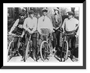 Vintage Building Photo - Roy Wilkins with 4 boyhood friends, 1920