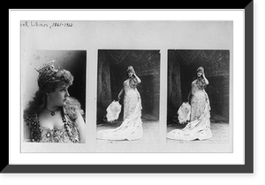 Black & White Photo - Lillian Russell, 1861 - Framed Wall Art Gift Idea