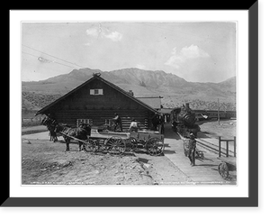 Vintage Building Photo - Gardiner, Montana - U.P. Ry. Union Pacific