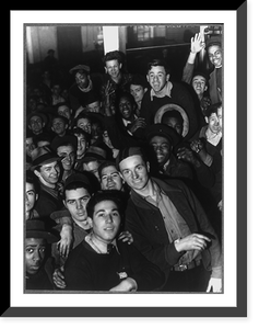 National Youth Administration: A typical NYA student training class in a vocational project, Antique Poster