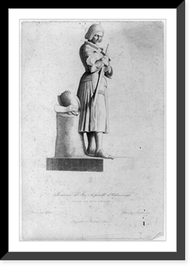 Jeanne d'Arc (la pucelle d'Orleans) - Sculpte par Marie D'Orleans, Vintage Poster