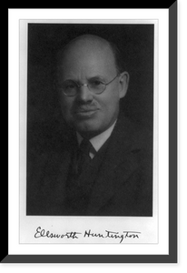Ellsworth Huntington, 1876-1947, Vintage Print