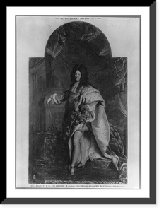 Historic Framed Print, Louis XIV, King of France, 1638-1715 - 6,  17-7/8" x 21-7/8"