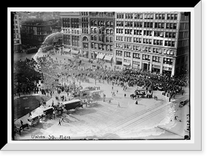 Historic Framed Print, Union Sq.,  17-7/8" x 21-7/8"