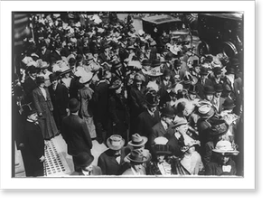 Historic Street Photo - New York City - Easter Sunday - 5th Avenue