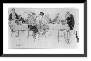 The social secretary : a lunch-room . may be proposed, Antique Poster