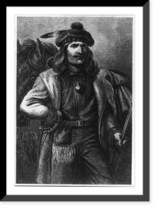 The Canadian half-breed trapper, Antique Print