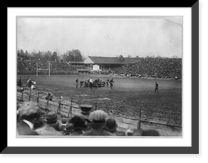 Historic Framed Print, Harvard and Princeton football game,  17-7/8" x 21-7/8"