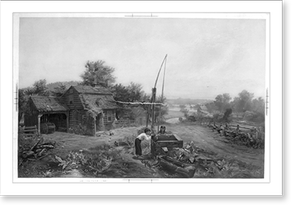 Vintage Photo Print - The old oaken bucket - Vintage Home Decor Print