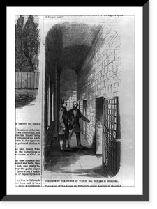 Corridor of the prison in which Mr. Sickles is confined Classic, Vintage Poster