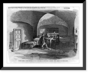 The Hon. Daniel E. Sickles receiving his friends during the day in the jailor's apartments, Antique Wall Art