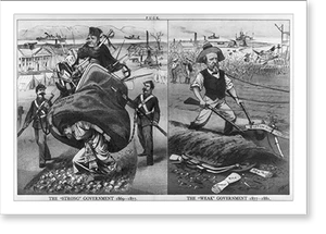 Vintage Photo Print - The Strong government, 1869