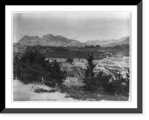 Seoul - panorama from the Russian Legation (left half) Classic, Vintage Poster