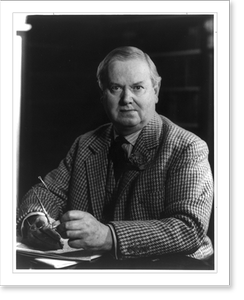 Vintage Americana Print - Evelyn Waugh, 1903 - Framed Wall Art Gift Idea