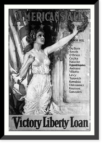 Americans all! Victory Liberty Loan. Howard Chandler Christy Forbes Boston, Historic Reproduction