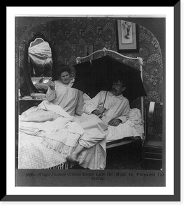 When Jhones sic comes home late he must be prepared for a storm, Historic Print