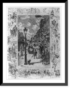 La fete Nationale due 30 Juin au Boulevard Clichy Classic, Historic Print