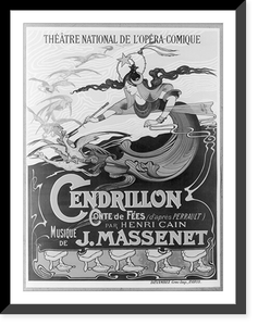 Cendrillon.Devambez graveur, Vintage Poster