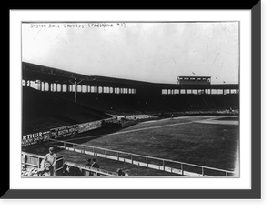 Historic Framed Print, Baseball Parks - Boston Ball Grounds, Boston, Sept. 1912 - 2,  17-7/8" x 21-7/8"