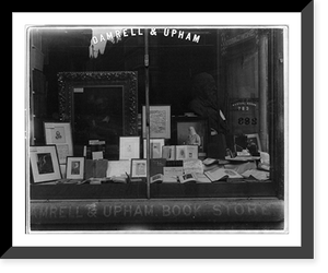 Window display of books and portraits of Walt Whitman in Damrell & Upham bookstore, Boston?, Vintage Poster