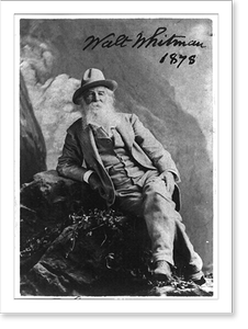 Historic Photo Print - Walt Whitman, 1819 - Historic Wall Art Gift