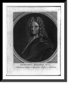 Black & White Photo - Edmundus Halleius - Vintage Home Decor Print