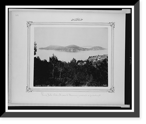 Historic Framed Print, [View of the Princes Islands].Abdullah Fr&egrave;res.,  17-7/8" x 21-7/8"