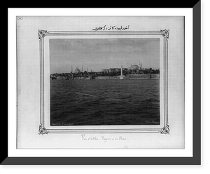 Historic Framed Print, [Light house at Ahirkapi].Abdullah Fr&egrave;res.,  17-7/8" x 21-7/8"