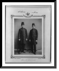 Historic Framed Print, [Students, High School, Sivas].Sebah & Joaillier, Phot., Constantinople.,  17-7/8" x 21-7/8"