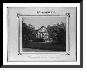 Historic Framed Print, [The &Ccedil;aglayan Pavilion in the Imperial Garden at Yildiz],  17-7/8" x 21-7/8"