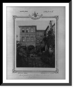 Historic Framed Print, [Private school, Sems&uuml;lmaarif, G&ouml;ztepe].Abdullah Fr&egrave;res, photographes de S.M.I. le Sultan.,  17-7/8" x 21-7/8"