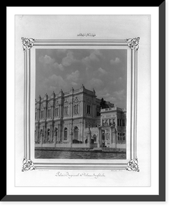 Historic Framed Print, [The imperial palace located in Dolmabah&ccedil;e].Constantinople, Abdullah Fr&egrave;res.,  17-7/8" x 21-7/8"