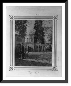 Historic Framed Print, [Ey&uuml;p street].Constantinople, Abdullah Fr&egrave;res. - 2,  17-7/8" x 21-7/8"