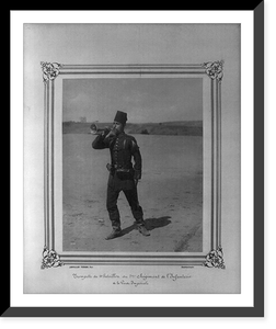 A bugler from the First Battalion of the Second Infantry Regiment of the Imperial Guard.Abdullah Fr&egrave;res, Phot., Constantinople, Vintage Wall Art
