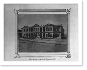 Vintage Military Print - View of the Imperial Cavalry Barracks