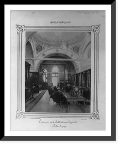 The interior view of the Sultan Beyazit Public Library.Abdullah Fr&egrave;res, Phot., Constantinople. - 2, Antique Print