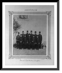 A group photograph of the students of the Mirg&ucirc;n (Emirg&acirc;n) middle school.Abdullah Fr&egrave;res, Phot., Constantinople, Historic Reproduction