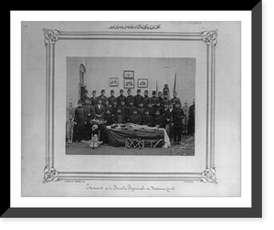 A group photograph of the students and the teachers of the Mekteb-i Tibbiye-yi M&uuml;lkiye (Civil Medical School).Abdullah Fr&egrave;res, Phot., Constantinople. - 2, Antique Print
