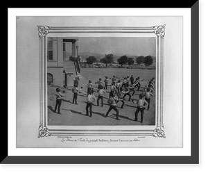 The students at the Imperial Military Academy doing sword drill.Abdullah Fr&egrave;res, Phot., Constantinople, Antique Wall Art